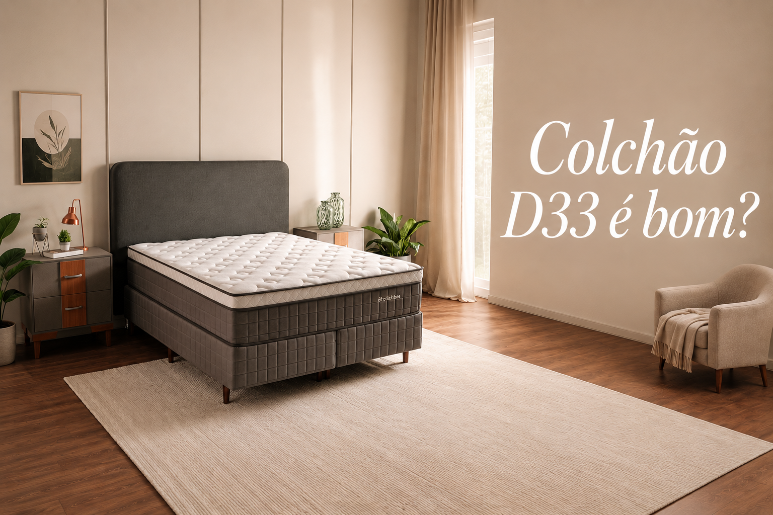 Colchão D33 modelo Power Sleep da Bf Colchões
