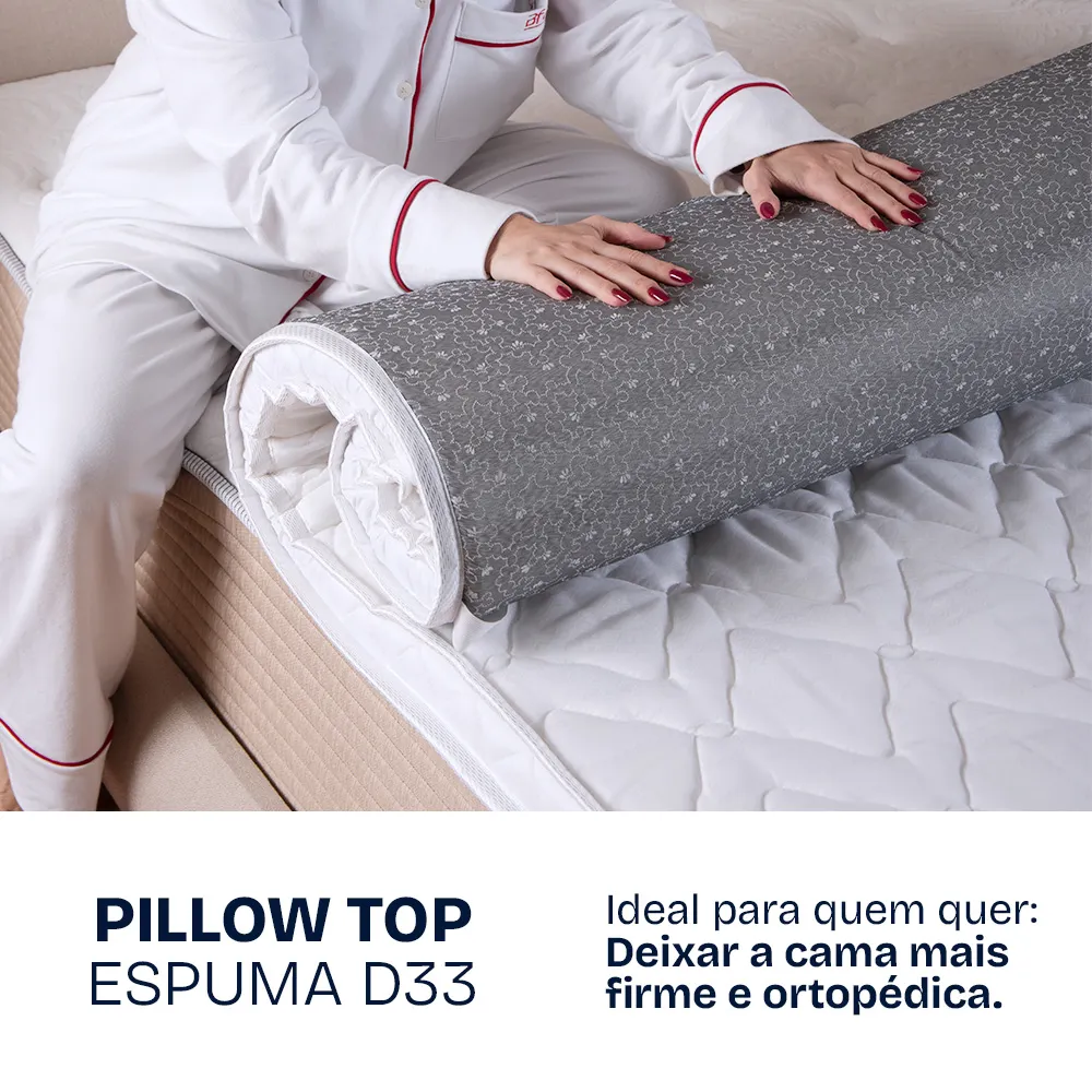 Pillow top D33 da Bf Colchões
