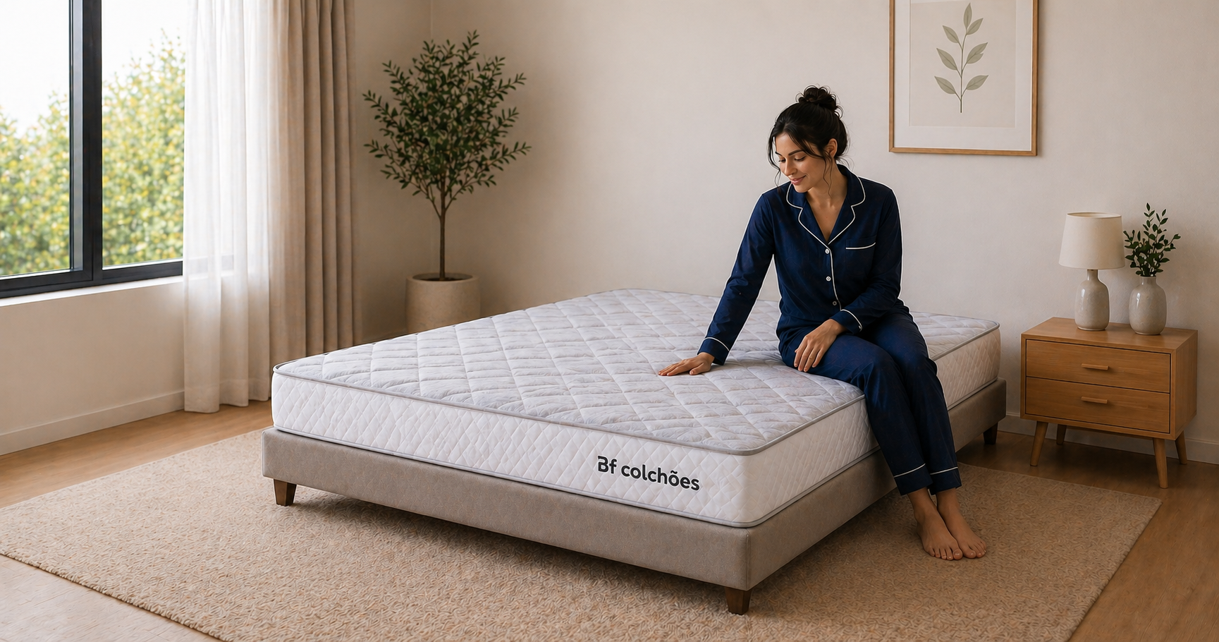 Colchão D45 da linha Basic BF Colchões