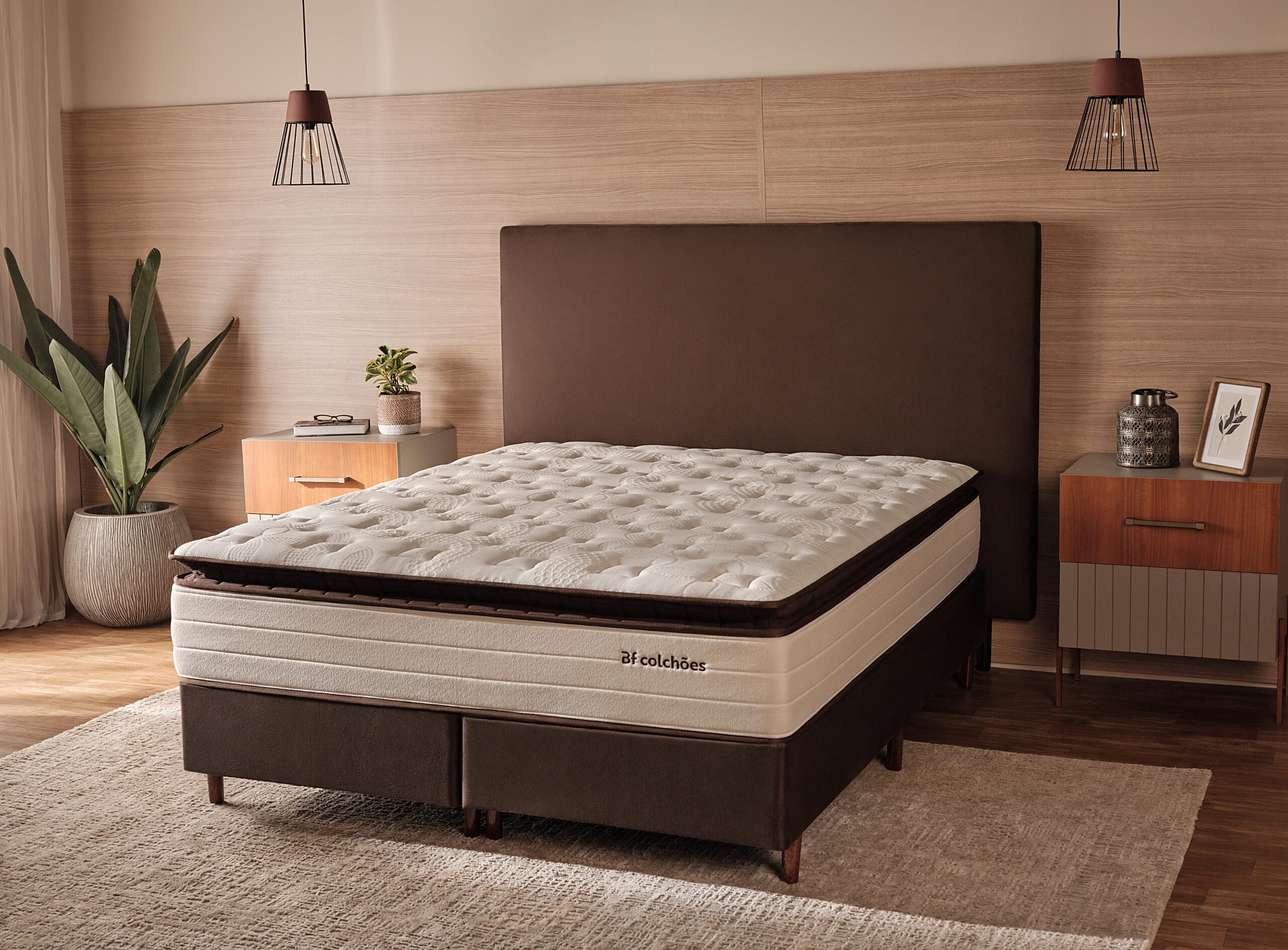 Colchão macio com pillow top duplo - Bf Sensation Premium da Bf Colchões